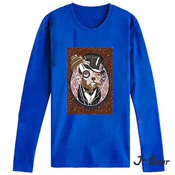 【J-Bear】手繪熊機器飛行人短袖T恤(JJ002) 歷史價格詳細信息