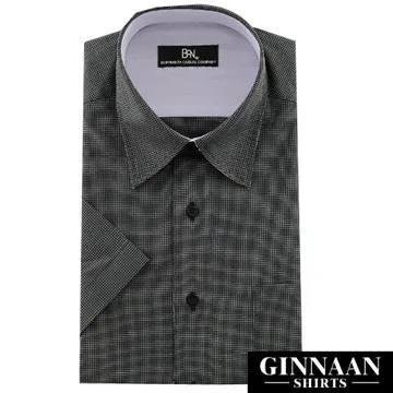 【GINNAAN 】奢華優質選短袖灰襯衫(藍條領) 歷史價格詳細信息