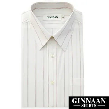 【GINNAAN 】奢華優質選短袖灰襯衫(藍條領) 歷史價格詳細信息