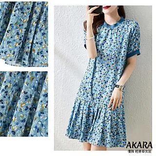 AKARA 清水筆墨文藝長裙洋裝 歷史價格詳細信息