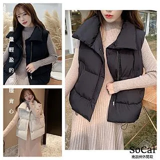 【AKARA】韓系百搭暖一波鋪棉背心外套 歷史價格詳細信息