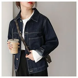 AKARA 牛仔工坊小花園藝拼接過膝牛仔裙(牛仔裙 長裙 繡花 中大尺碼) 歷史價格詳細信息