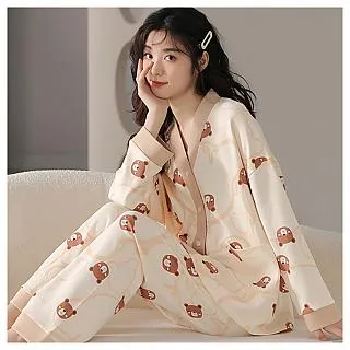 秋天長袖中長款睡袍男寬松肥大碼一步裙200斤薄款印花浴袍家居服[樂營睡衣] 歷史價格詳細信息