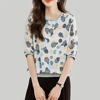 AKARA WM 梭織120g雪紡紗高質感半袖歐洲風上衣 歷史價格詳細信息