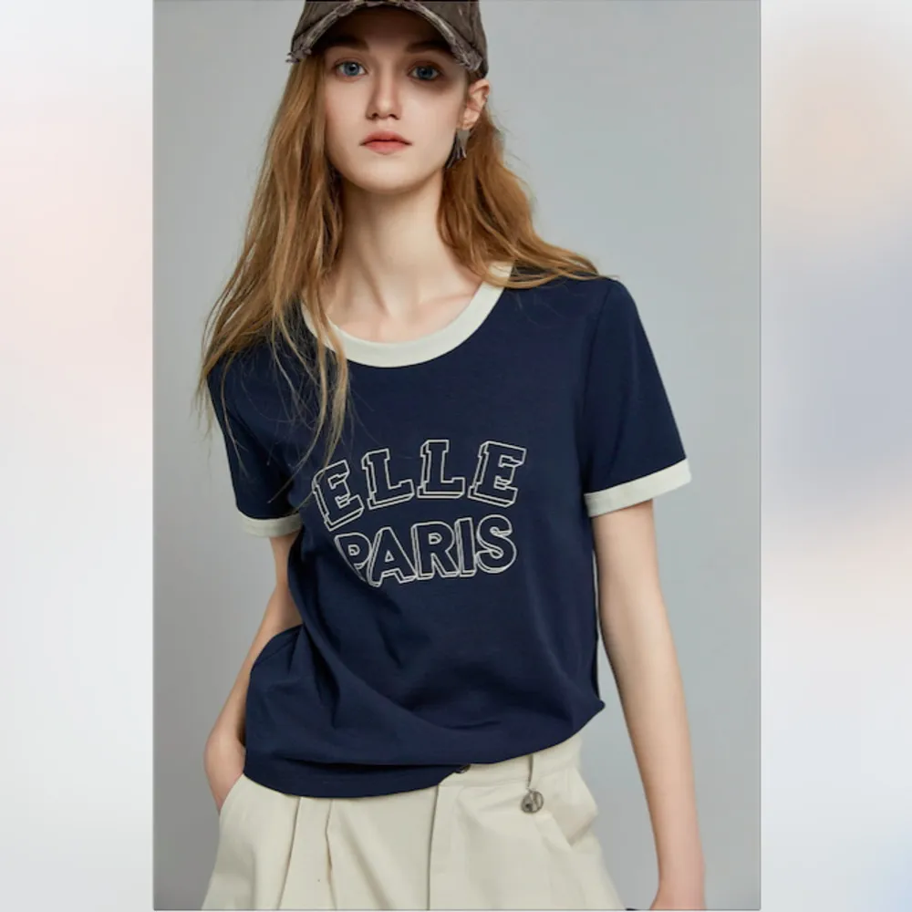 Akara 歐風抽象拼接圖塊顯瘦上衣 歷史價格詳細信息