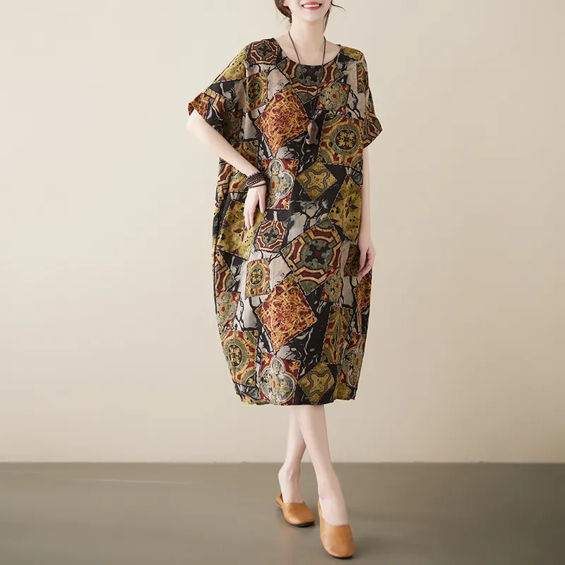 Akara 歐風抽象拼接圖塊顯瘦上衣 歷史價格詳細信息