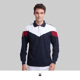 【男人幫】WW2043-時尚配色快乾棉長袖排汗素面POLO衫 歷史價格詳細信息