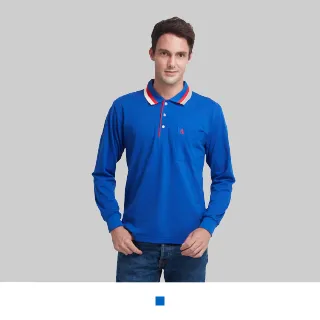 【男人幫】WW2064-吸濕排汗彈性長袖POLO衫 歷史價格詳細信息