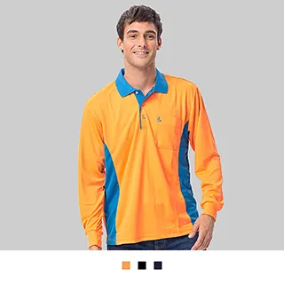 【男人幫】WW2604-領子時尚配色快乾棉長袖素面POLO衫 歷史價格詳細信息