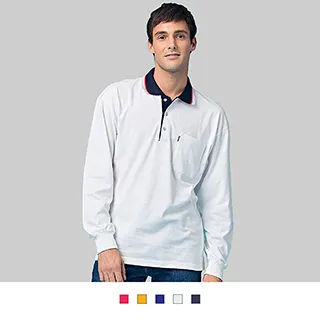 【男人幫】WW2613-袖子時尚拼接配色CVC排汗長袖素面POLO衫 歷史價格詳細信息