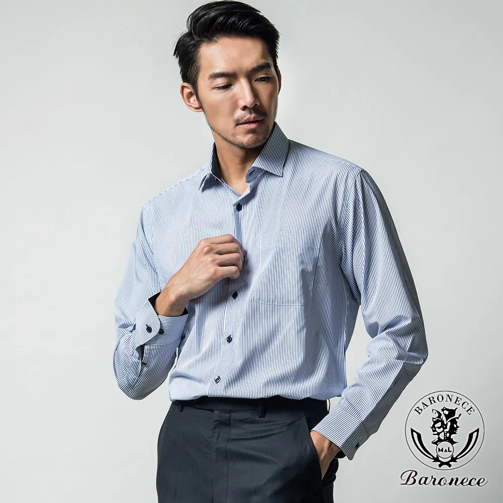 【BARONECE】優雅低調格紋西裝_深藍(619306-10) 歷史價格詳細信息