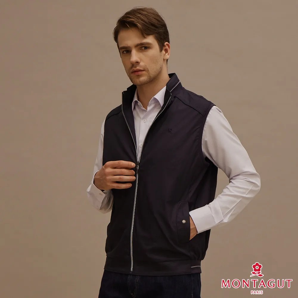 MONTAGUT夢特嬌 商務休閒半高領長袖毛衣(W1831-69深藍) 歷史價格詳細信息