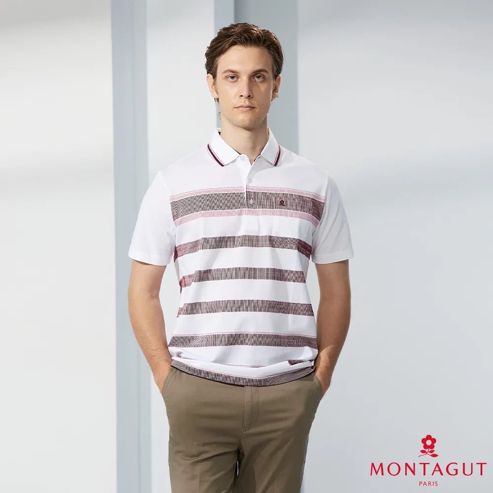 MONTAGUT夢特嬌 MIT台灣製吸濕排汗休閒短袖POLO衫(S1293-55) 歷史價格詳細信息