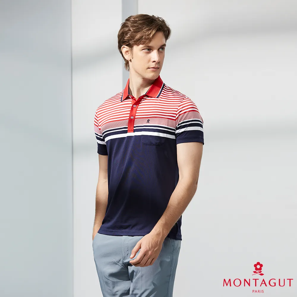 MONTAGUT夢特嬌 MIT台灣製吸濕排汗休閒短袖POLO衫(S1293-55) 歷史價格詳細信息