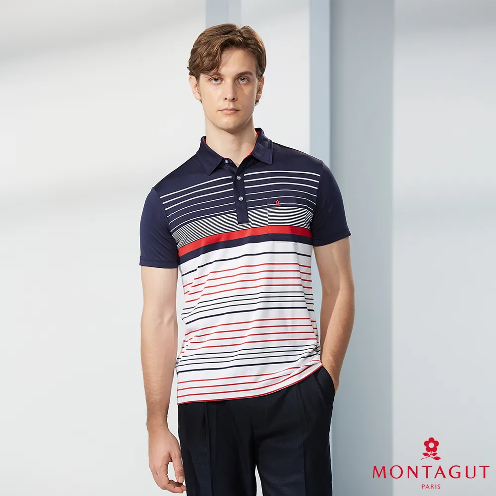 MONTAGUT夢特嬌 MIT台灣製吸濕排汗休閒短袖POLO衫(S1293-55) 歷史價格詳細信息