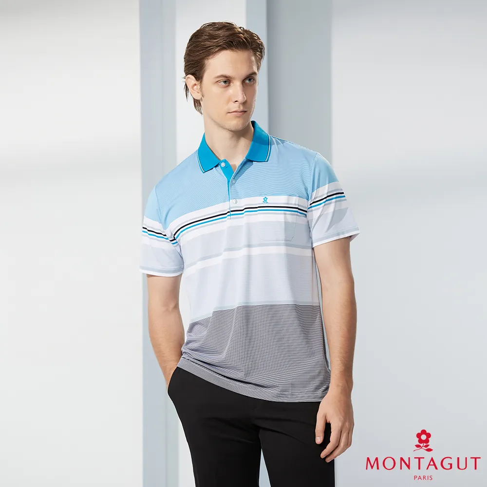 MONTAGUT夢特嬌 MIT台灣製吸濕排汗休閒短袖POLO衫(S1293-55) 歷史價格詳細信息