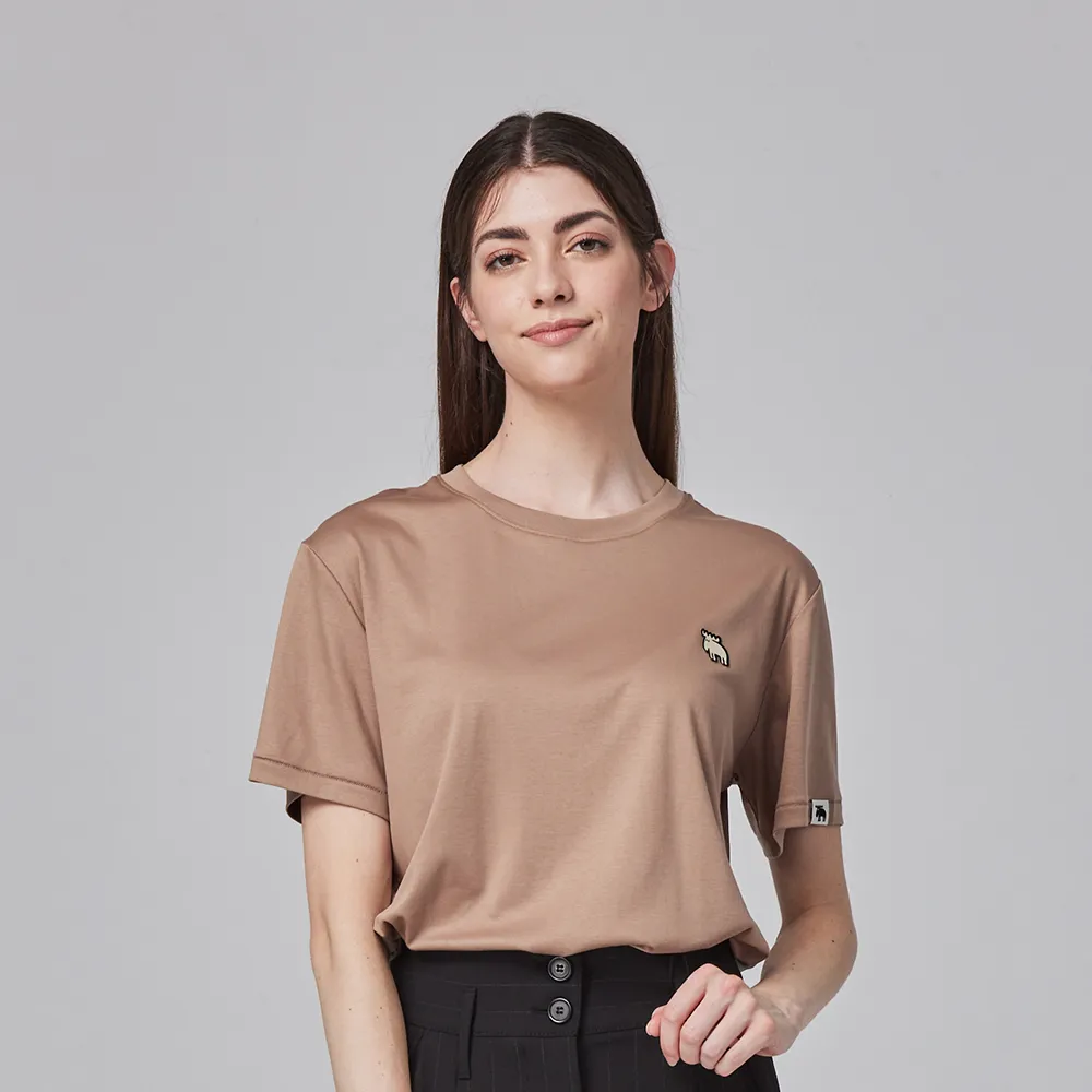 moz瑞典刺繡小駝鹿100%純棉短T-經典黑(亞洲版)女款 歷史價格詳細信息