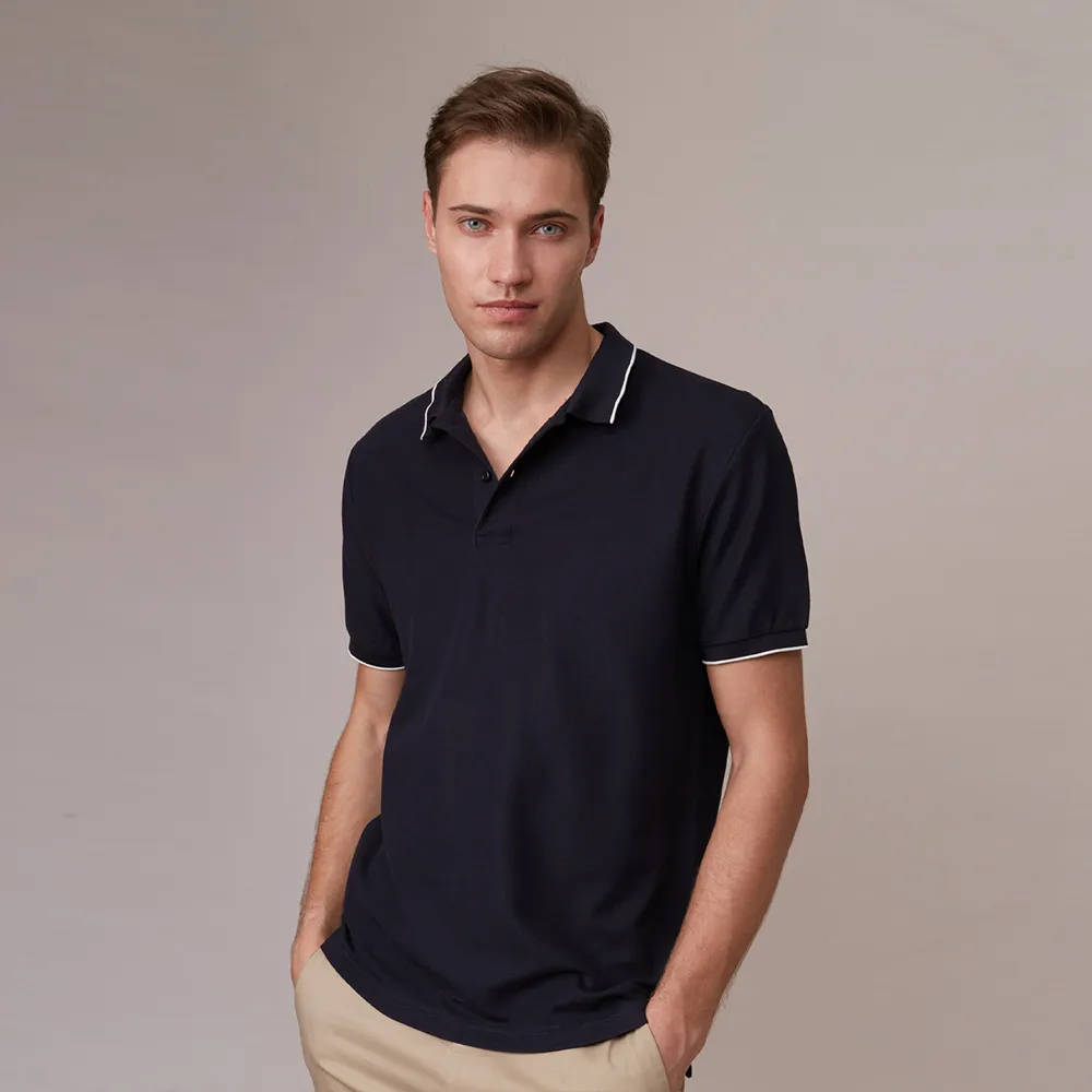 GIORDANO 女裝涼感抗菌POLO衫-95 晴山藍 歷史價格詳細信息