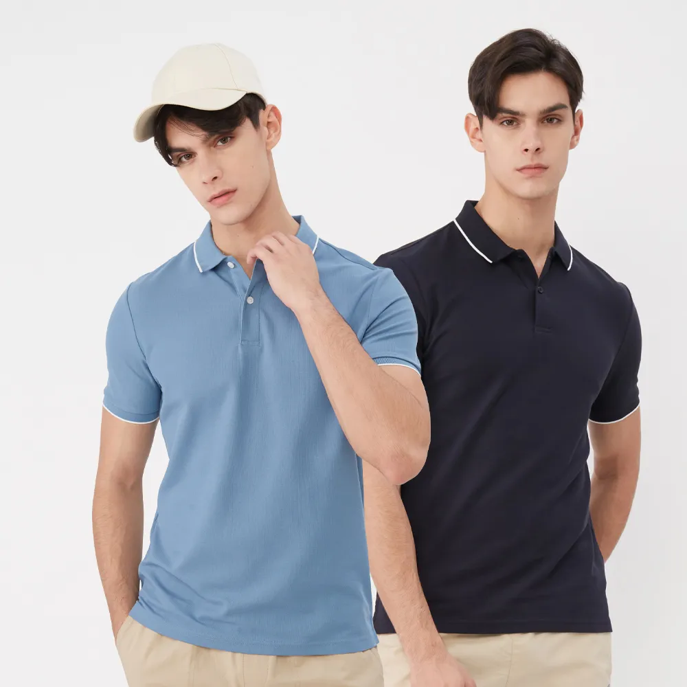 GIORDANO 女裝涼感抗菌POLO衫-95 晴山藍 歷史價格詳細信息