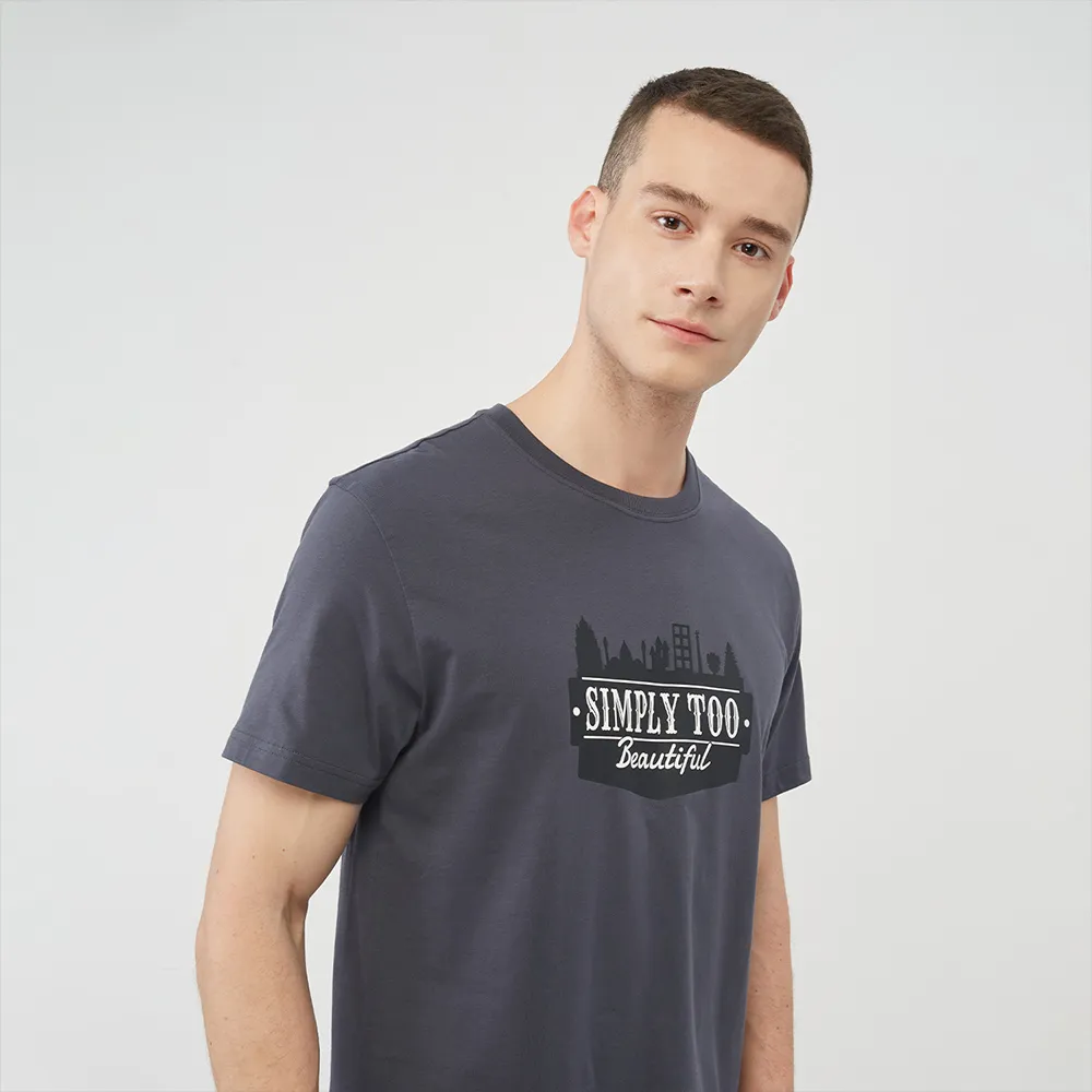 GIORDANO 男裝汽車系列印花短袖上衣-07 海軍藍 歷史價格詳細信息