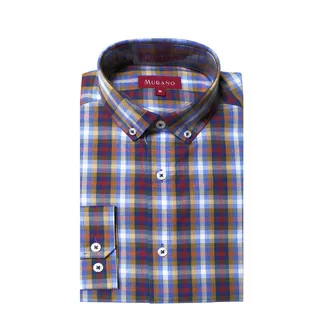 【MURANO】咖啡線條長袖襯衫M-3XL(台灣製、現貨、長袖、條紋) 歷史價格詳細信息