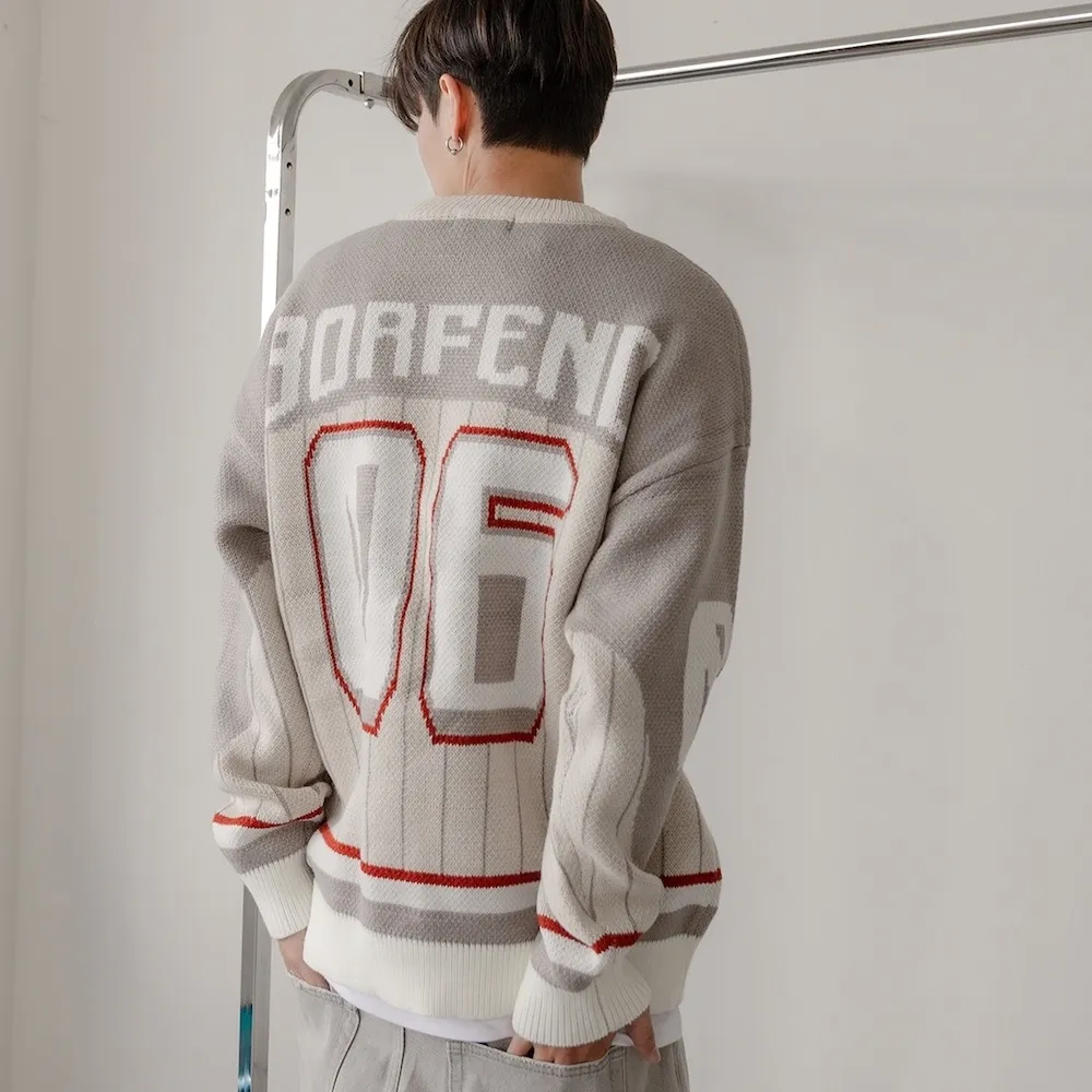 【AMERO】男裝 女裝 長袖毛衣 運動球衣風格 情侶裝 歷史價格詳細信息