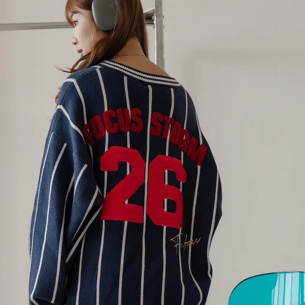 【AMERO】男裝 女裝 長袖毛衣 運動球衣風格 情侶裝 歷史價格詳細信息