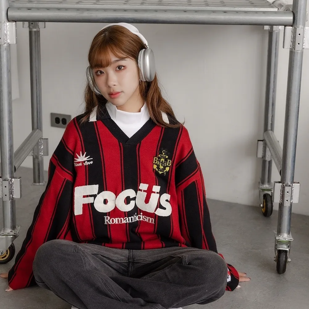 【AMERO】男裝 女裝 長袖毛衣 運動球衣風格 情侶裝 歷史價格詳細信息