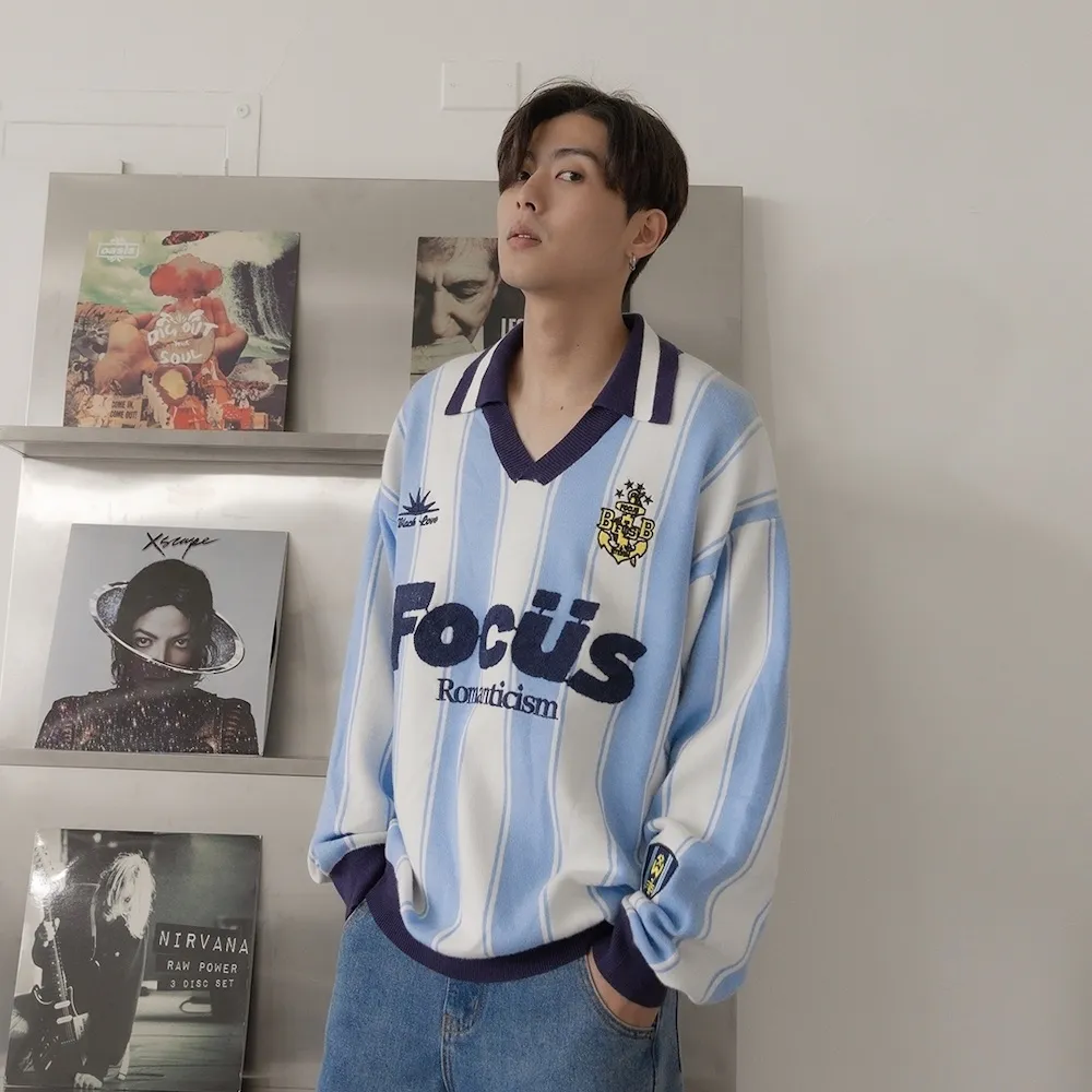 【AMERO】男裝 女裝 長袖毛衣 運動球衣風格 情侶裝 歷史價格詳細信息