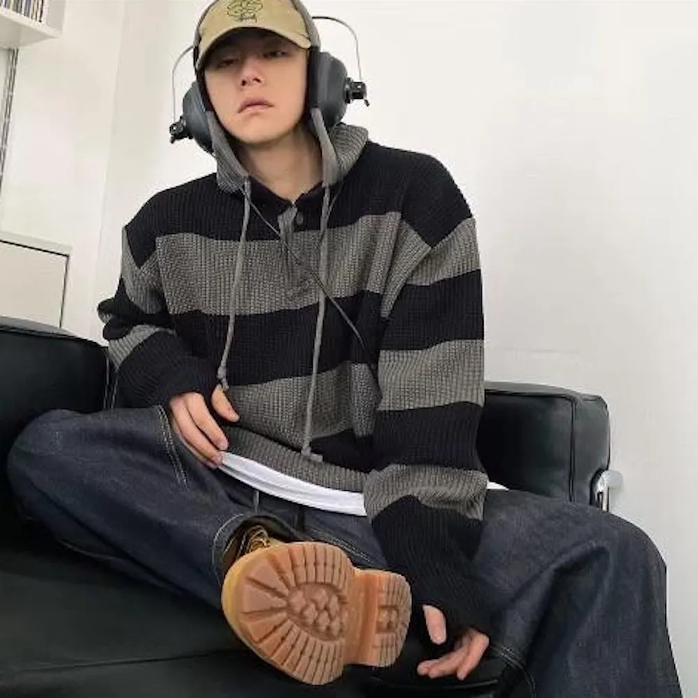 條紋情侶長袖睡衣女款春秋季2023新款純棉男士家居服套裝冬天全棉 歷史價格詳細信息