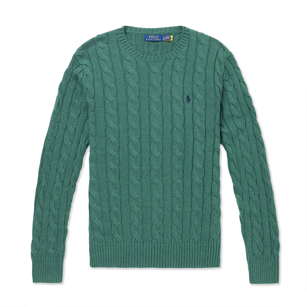 圓領綠色毛衣 男士秋冬季港寬鬆慵懶針織衫 潮牌冬款加厚毛線衣服 加厚鹿毛絨毛衣 歷史價格詳細信息