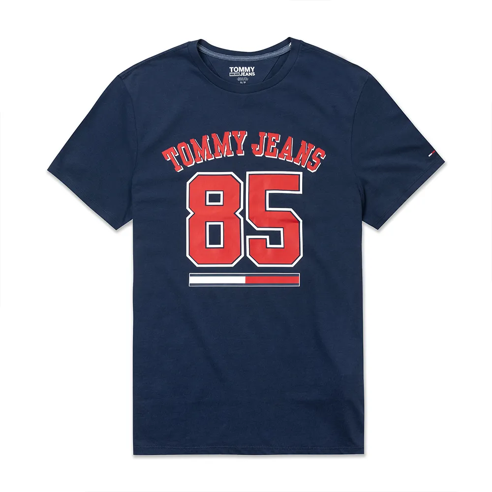 TOMMY 經典熱銷印刷大LOGO文字短袖T恤(男)-黑色 歷史價格詳細信息