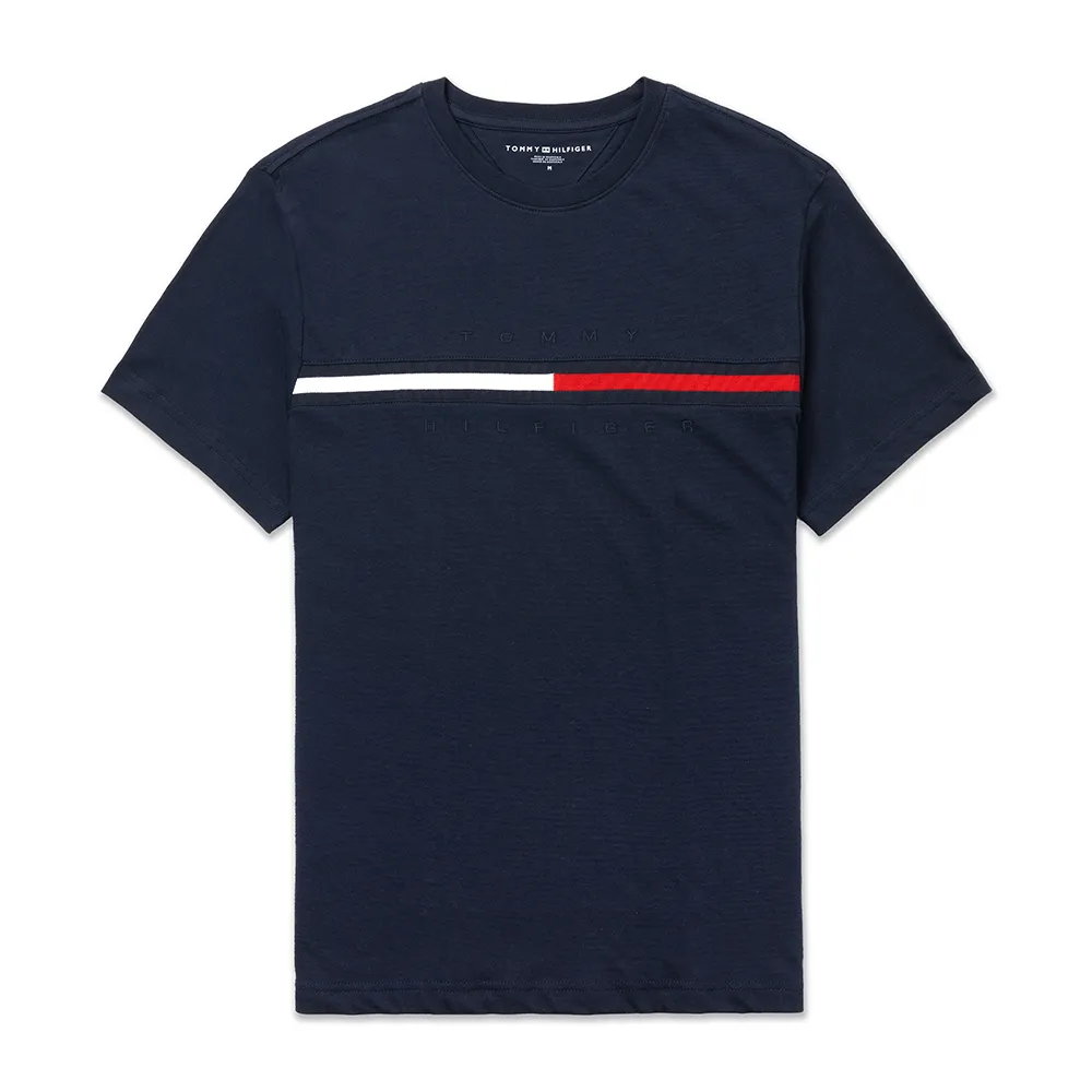 TOMMY 經典熱銷印刷大LOGO文字短袖T恤(男)-黑色 歷史價格詳細信息