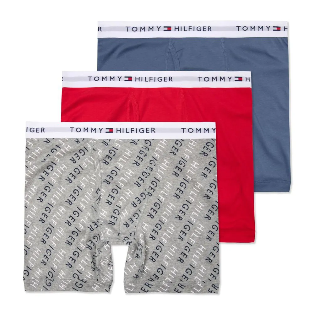 【Tommy Hilfiger】三件組合 男生 輕薄涼感 超細纖維性 四角內褲 男款 歷史價格詳細信息