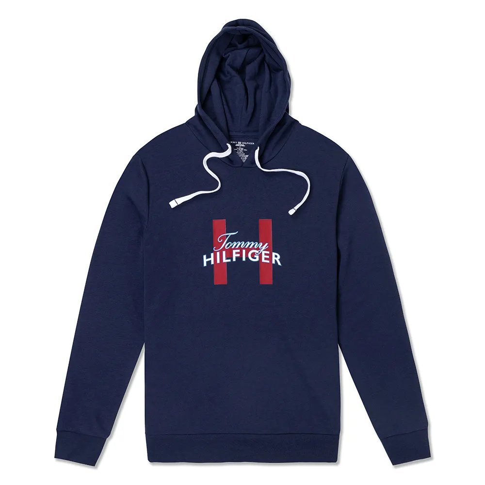 TOMMY 熱銷印刷小Logo保暖飛行夾克外套-深藍色 歷史價格詳細信息