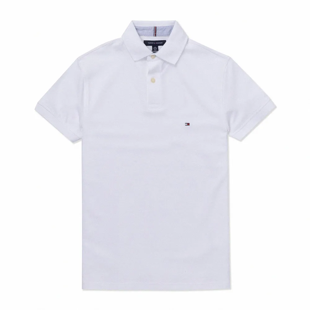 TOMMY 熱銷刺繡Logo圓領素面短袖T恤-紅色 歷史價格詳細信息