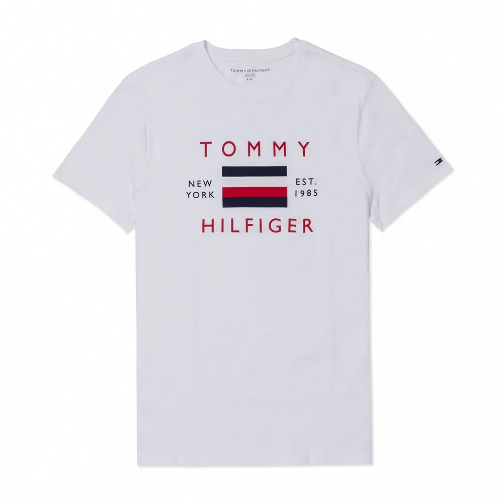 TOMMY 熱銷刺繡Logo圖案毛巾布連帽T恤-深藍色 歷史價格詳細信息