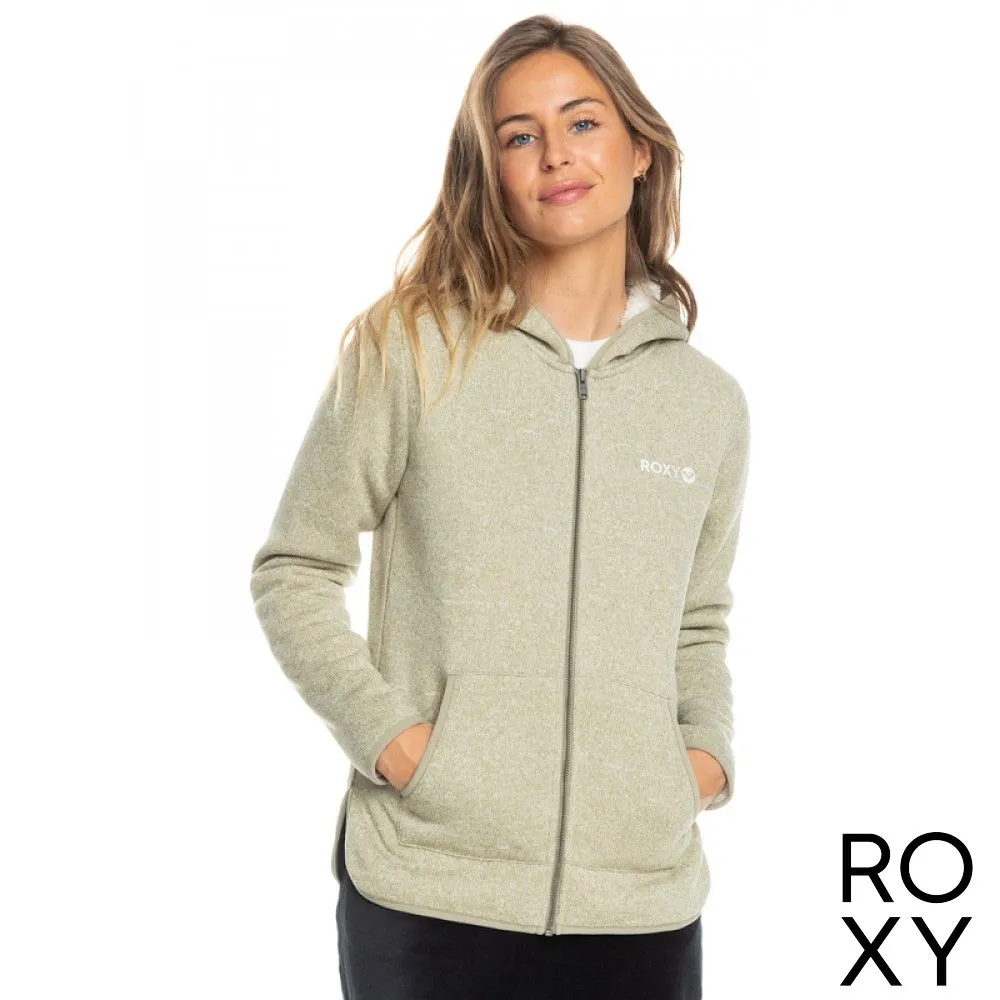ROXY - ICY TIMES 連帽刷毛外套 軍綠 女裝 歷史價格詳細信息