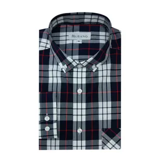 [MURANO]英倫個性長袖襯衫-灰底黑細條 歷史價格詳細信息