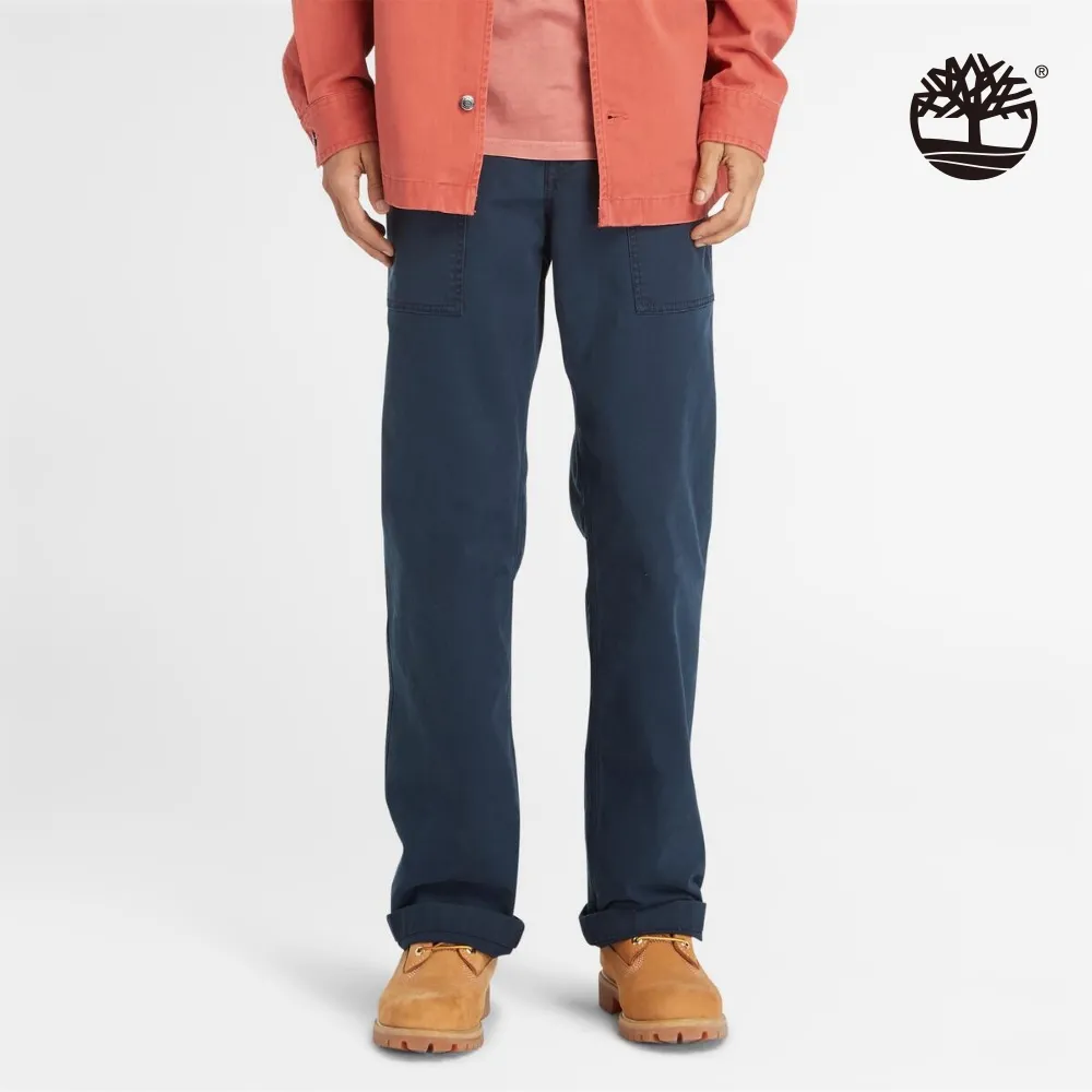 Timberland 男款深寶石藍水洗帆布外套|A4245433 歷史價格詳細信息