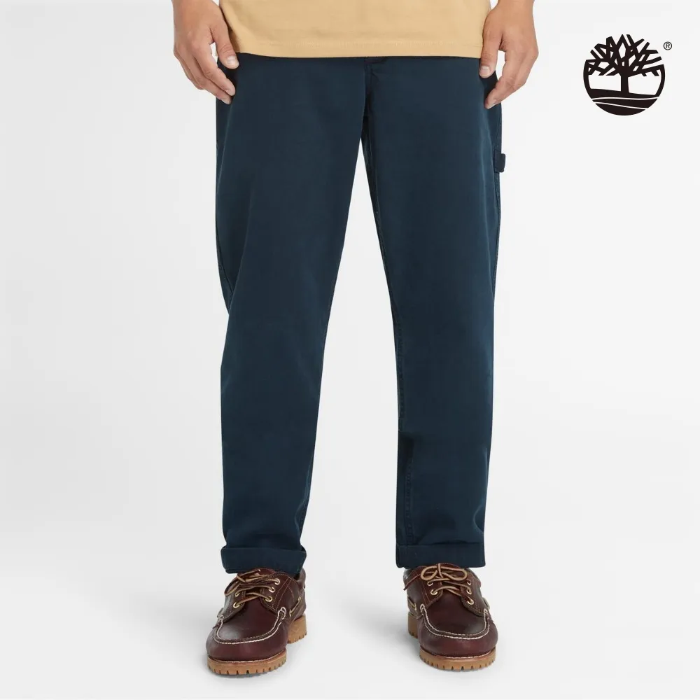 Timberland 男款深寶石藍水洗帆布外套|A4245433 歷史價格詳細信息