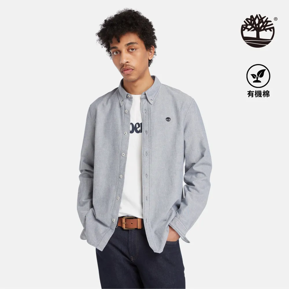 Timberland 男款深寶石藍格紋長袖襯衫外套|A2ARQB68 歷史價格詳細信息