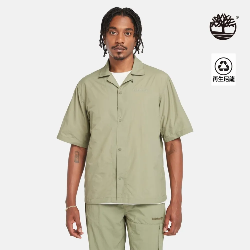 【Timberland】男款灰綠色快乾可收納襯衫(A5SKQ590) 歷史價格詳細信息