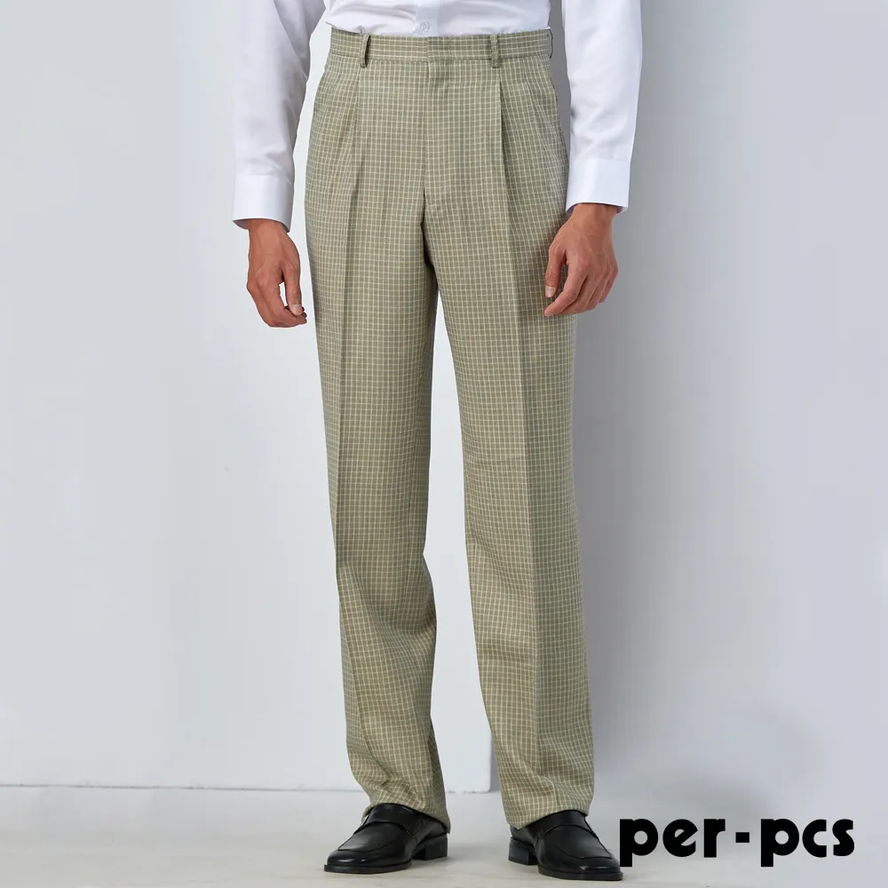 【per-pcs】商務率性長袖合身襯衫_白提花紋(719466) 歷史價格詳細信息