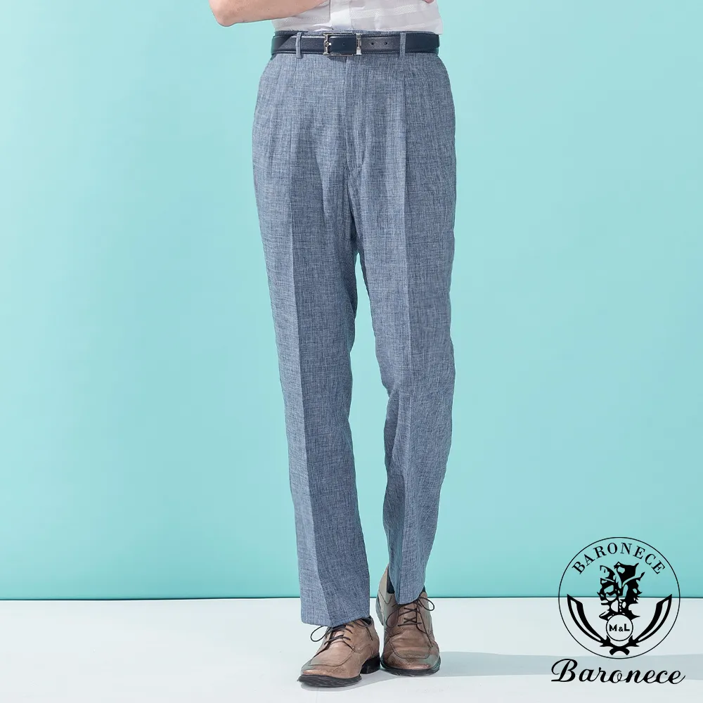 【BARONECE】氣質商務條紋長袖襯衫_藍(516451) 歷史價格詳細信息