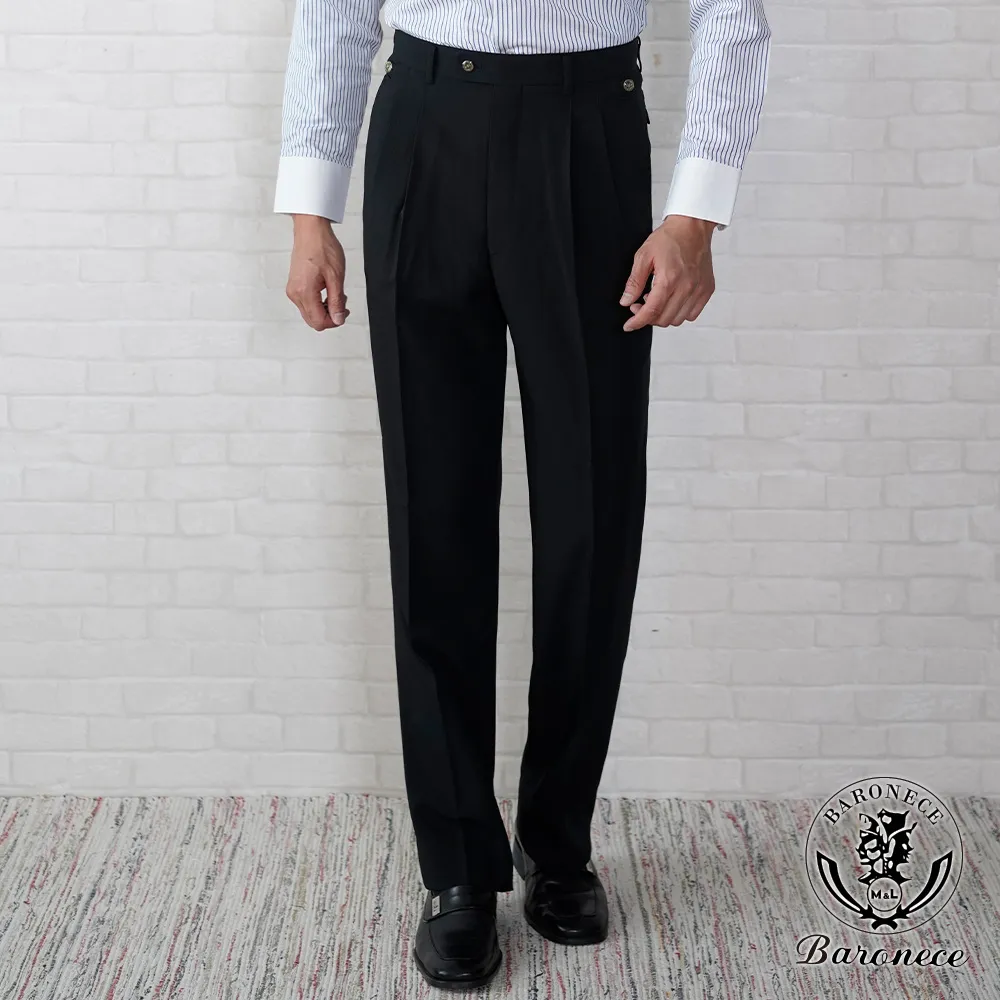 【BARONECE】簡約日式打褶西褲_灰(68120-07) 歷史價格詳細信息