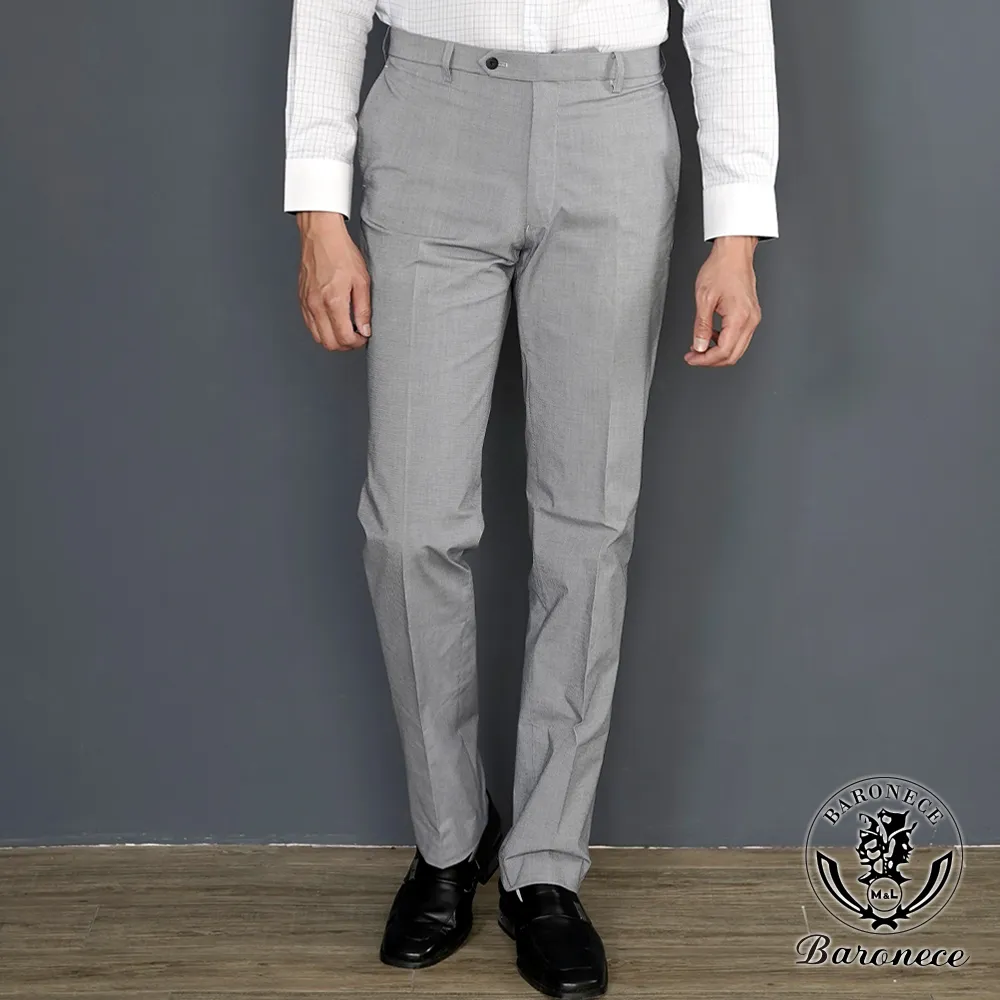 【BARONECE】經典素雅細紋長袖襯衫_藍(515451) 歷史價格詳細信息