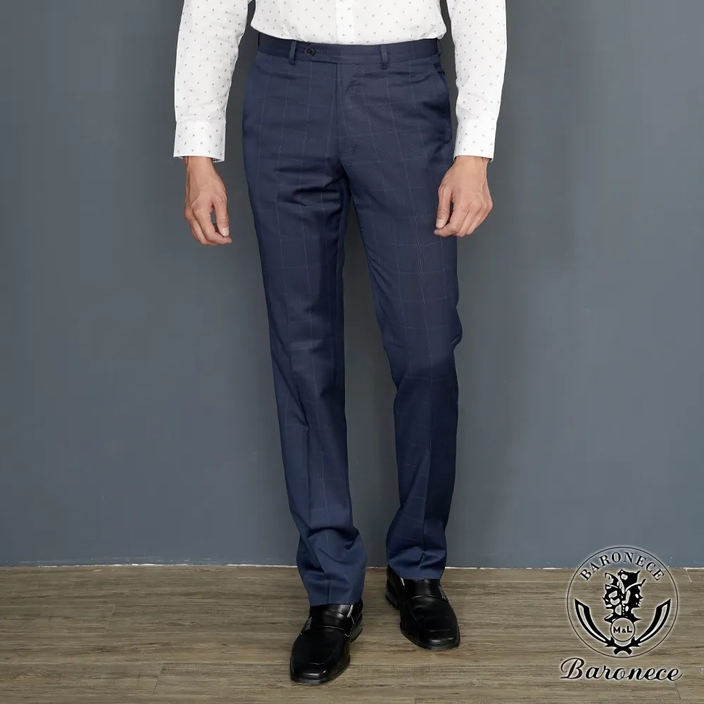 【BARONECE】經典紳士簡約合身平面西褲_黑(521132-11) 歷史價格詳細信息