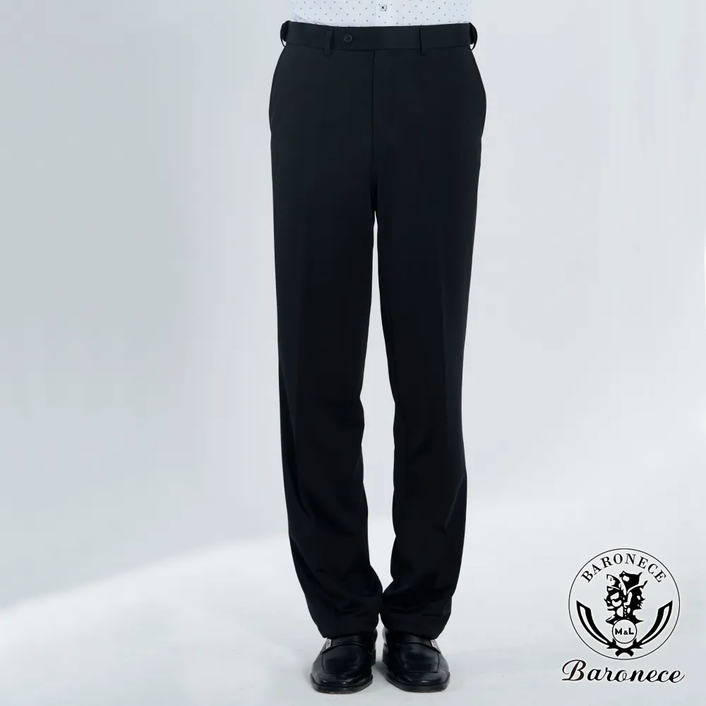 【BARONECE】黑白沉穩交織打摺西褲_灰(68115-11) 歷史價格詳細信息