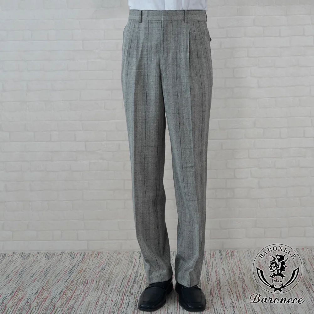 【BARONECE】英式經典格紋純棉短袖襯衫_藍(519401-10) 歷史價格詳細信息